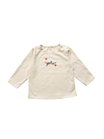 WILD WAWA Embroidered Yeehaw Top