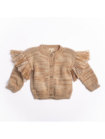 WILD WAWA Fringed Baby Cardigan