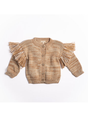 WILD WAWA Fringed Cardigan