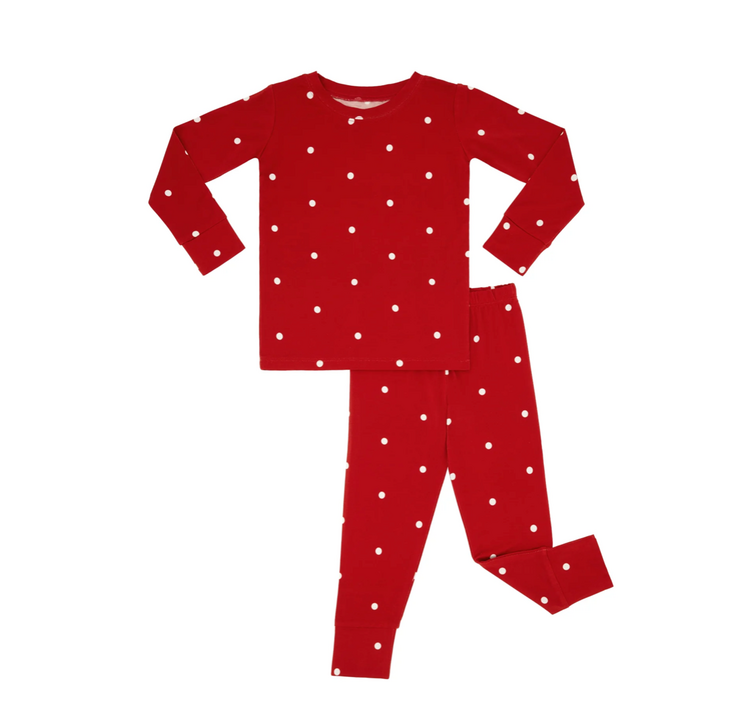 IN MY JAMMERS Polka Dot Two Piece Set
