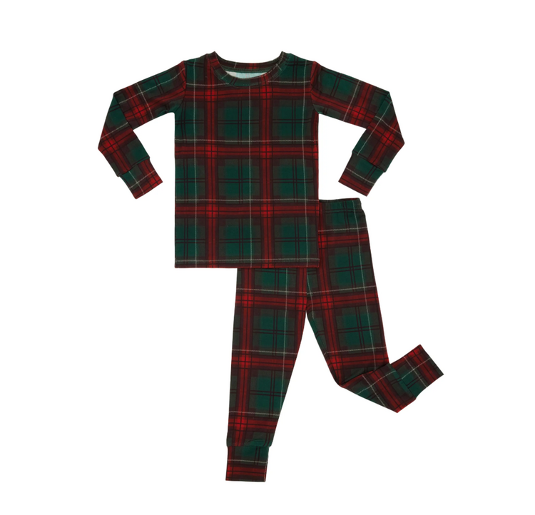 IN MY JAMMERS Heritage Plaid Two Piece Set