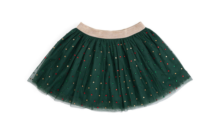 SWEET WINK Rhinestone Christmas Baby Tutu