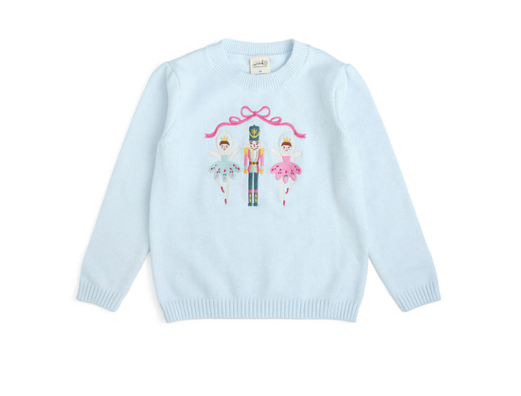 SWEET WINK Nutcracker Embroidered Sweater