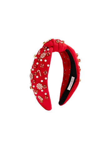 SWEET WINK Candy Cane Swirl Gemstone Headband