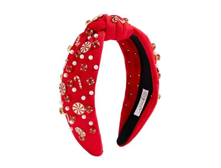 SWEET WINK Candy Cane Swirl Gemstone Headband