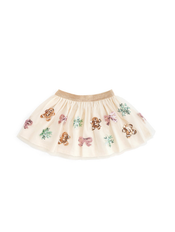 SWEET WINK Gingerbread Sequin Baby Tutu