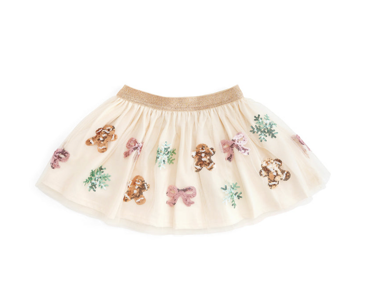 SWEET WINK Gingerbread Sequin Baby Tutu