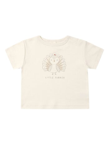 QUINCY MAE Little Turkey Baby Tee