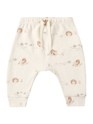 QUINCY MAE Turkey Drawstring Baby Pant