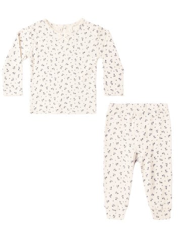 QUINCY MAE Ditsy Pointelle Legging Set