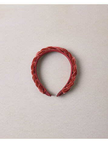 NORALEE Braided Headband - Ruby