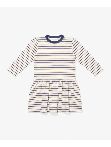 OSO & ME Isla Stripe Sweatshirt Dress