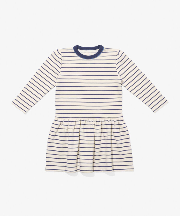 OSO & ME Isla Stripe Sweatshirt Dress