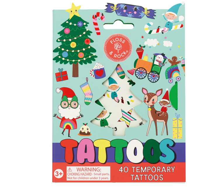 FLOSS AND ROCK Christmas Tattoos