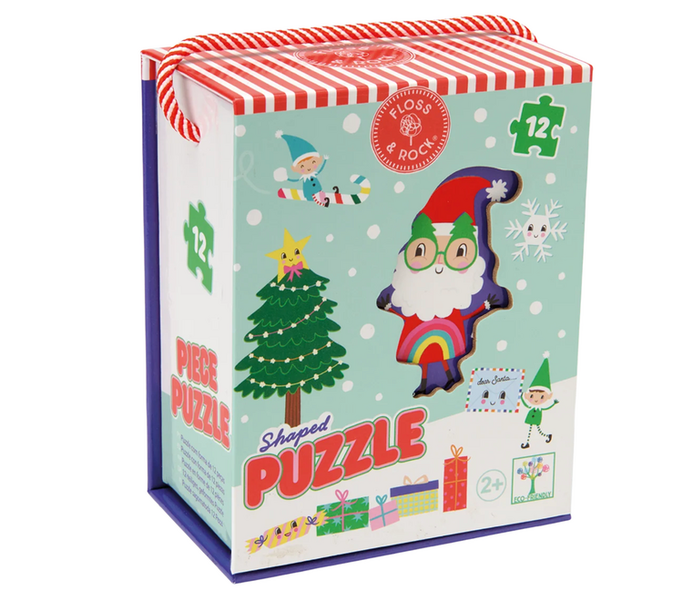 FLOSS AND ROCK Christmas 12 PC Jigsaw