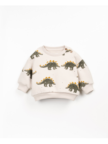 PLAY UP Printed Fleece Baby Sweater
