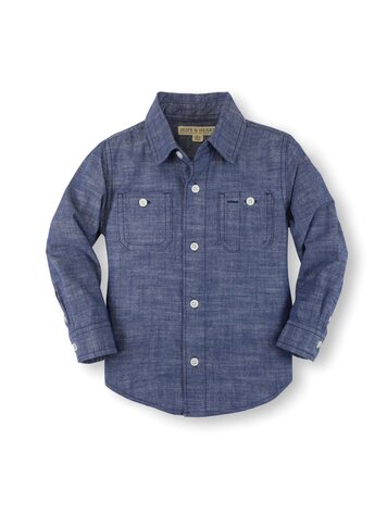 HOPE & HENRY Organic Chambray Shirt