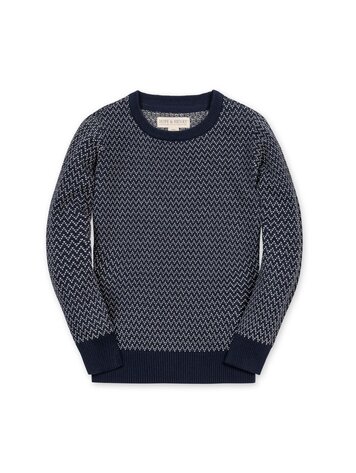 HOPE & HENRY Pullover Herringbone Sweater