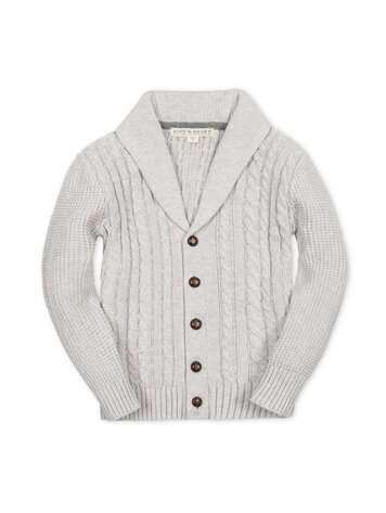 HOPE & HENRY Organic Shawl Cardigan