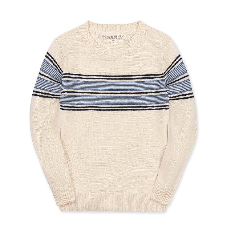 HOPE & HENRY Organic Stripe Sweater
