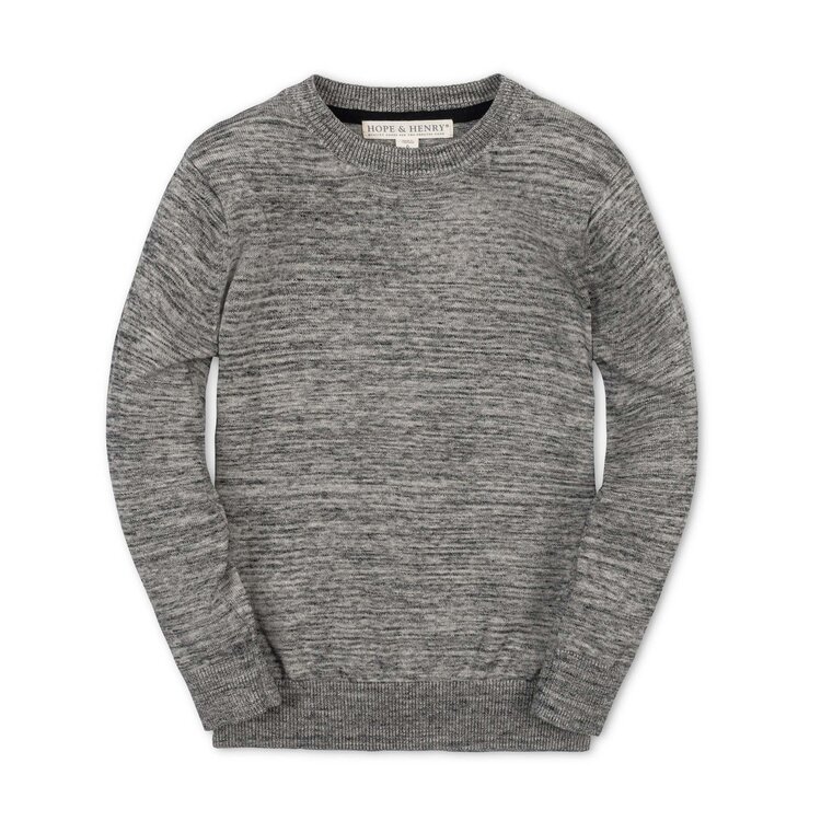 HOPE & HENRY Organic Space Dye Sweater