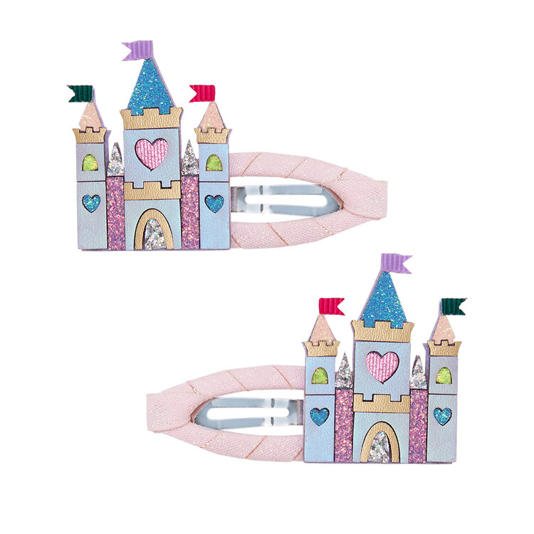 Mimi & Lula Rainbow Castle Hair Clips