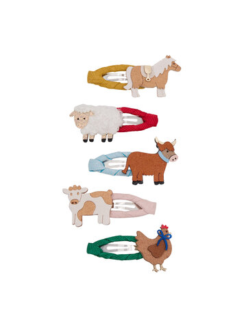 Mimi & Lula Fun Farm Mini Hair Clips