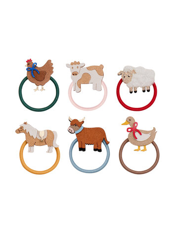 Mimi & Lula Fun Farm Mini Hair Ties
