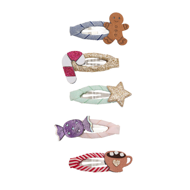Mimi & Lula Cozy Christmas Food Mini Hair Clips