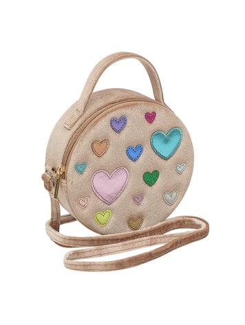 Mimi & Lula Scatter Heart Velvet Bag