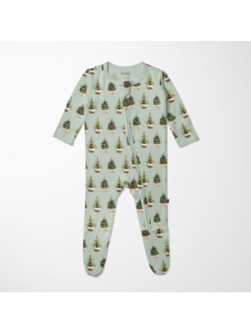 KICKEE PANTS Rustic Trees 2 Way Zipper