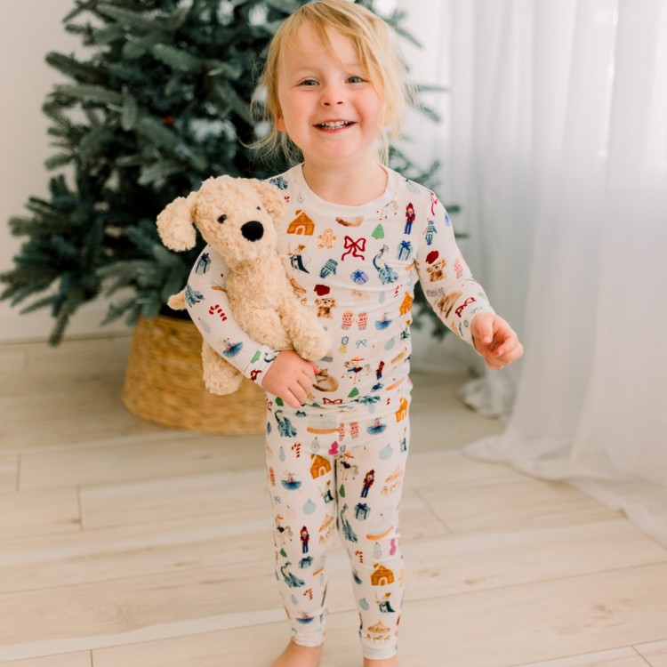 KICKEE PANTS Christmas Story Pajama Set