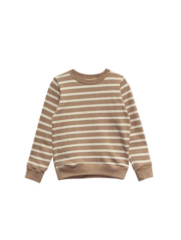 GO GENTLY NATION Baby Stripe Crewneck