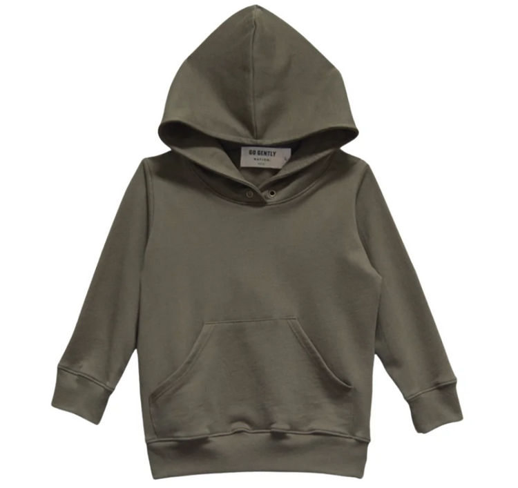 GO GENTLY NATION Simple Pocket Hoodie