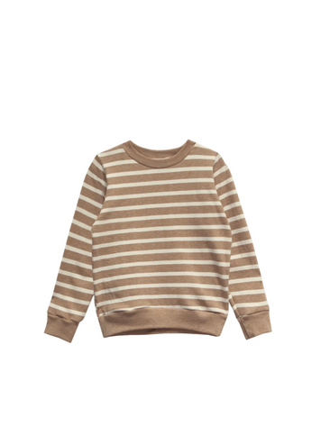 GO GENTLY NATION Stripe Crewneck