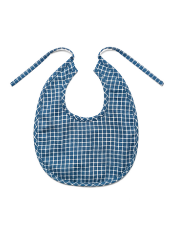 LOUIS LOUISE Twill Check Bib