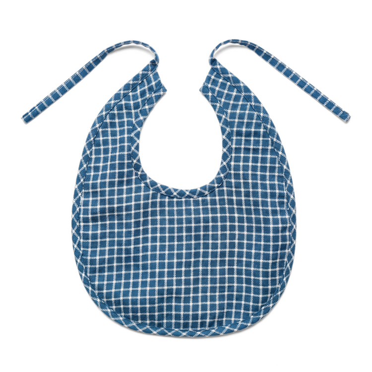 LOUIS LOUISE Twill Check Bib