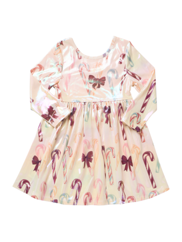 PINK CHICKEN Lame Steph Dress