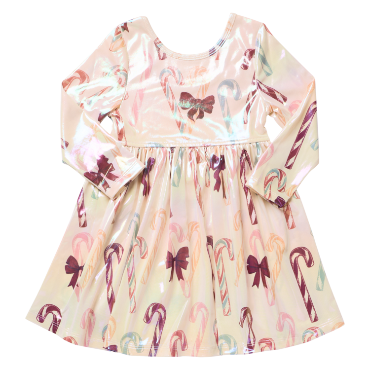 PINK CHICKEN Lame Steph Dress