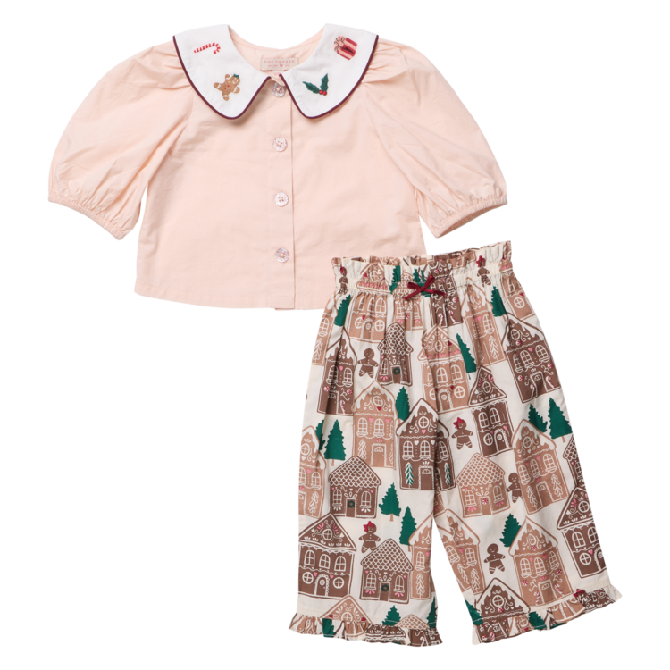 PINK CHICKEN Baby Noelle 2PC Set