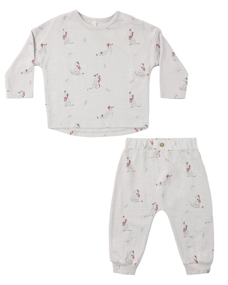 RYLEE AND CRU Dalmatian Tee + Pant Set