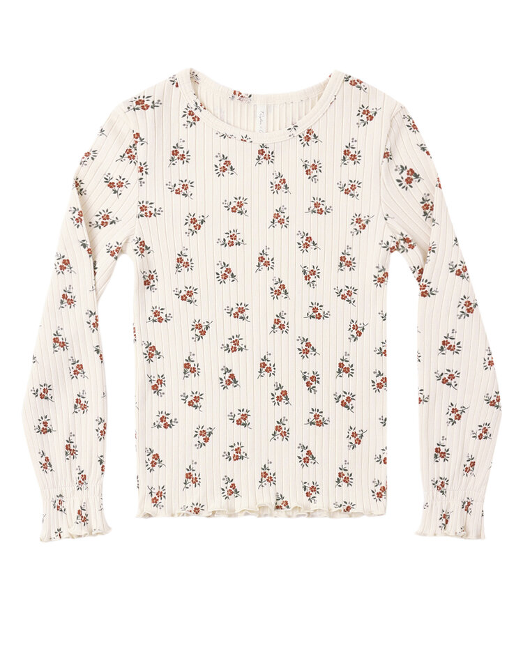 RYLEE AND CRU Ribbed Long Sleeve Baby Top