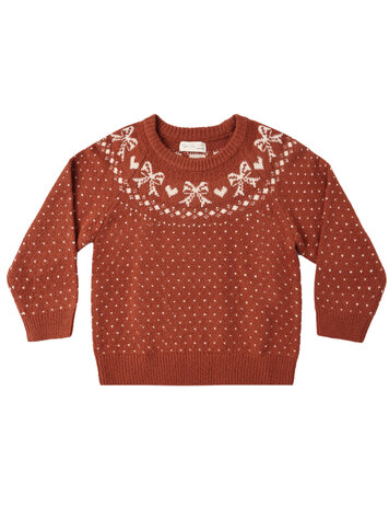 RYLEE AND CRU Fair Isle Baby Sweater
