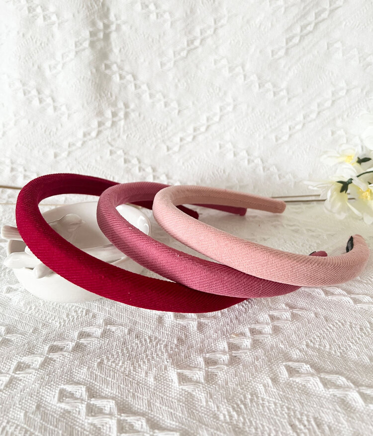 CE CE CO Pinky Red Headband Set