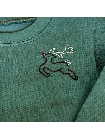 SWEET OLIVE STREET Rudolph Reindeer  Sweatshirt