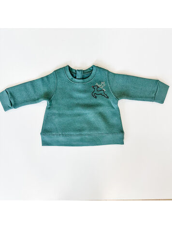 SWEET OLIVE STREET Rudolph Reindeer Baby Sweatshirt