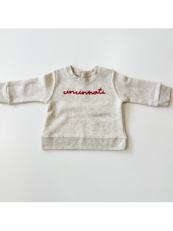 SWEET OLIVE STREET Cincinnati Baby Sweatshirt