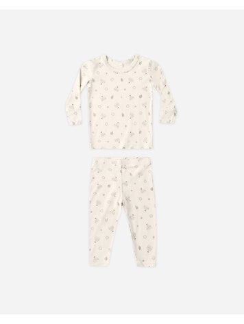 QUINCY MAE Hanukkah Bamboo Baby Pajama Set