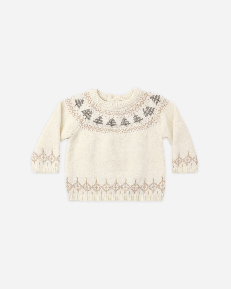 QUINCY MAE Rex Tree Sweater