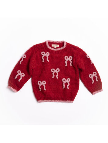 WILD WAWA Bow Baby Sweater